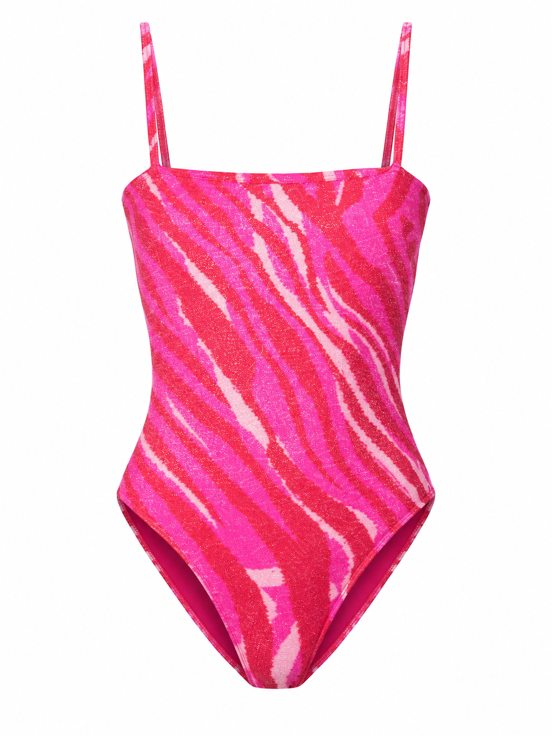 BODY LUREX ANIMALIER - RED/FUXIA